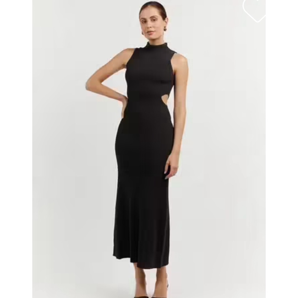 Dissh Knit NWT Sutherland Black High Neck Cutout Dress M